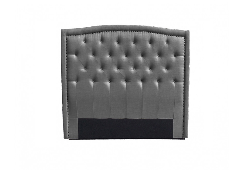 Juliet King Single Bedhead - Platinum