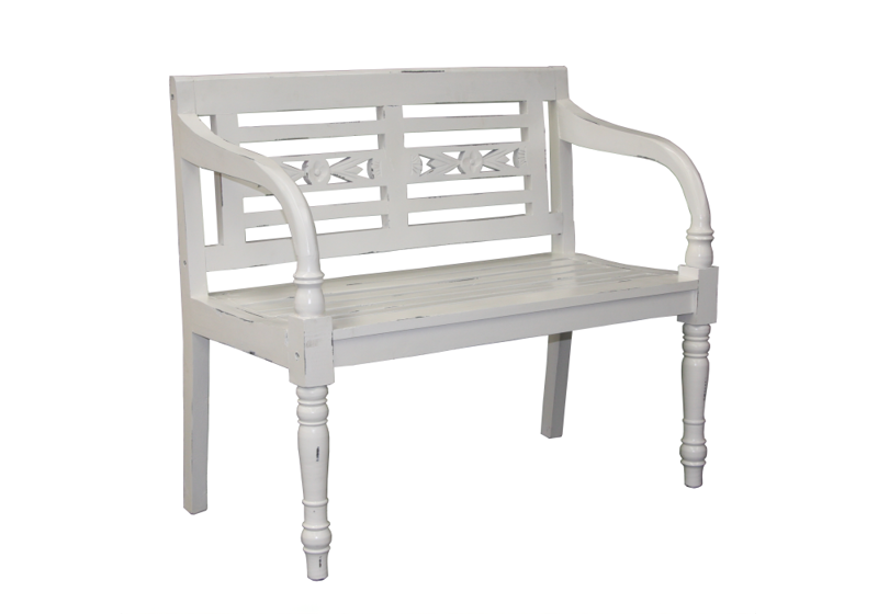 Bench Seat White